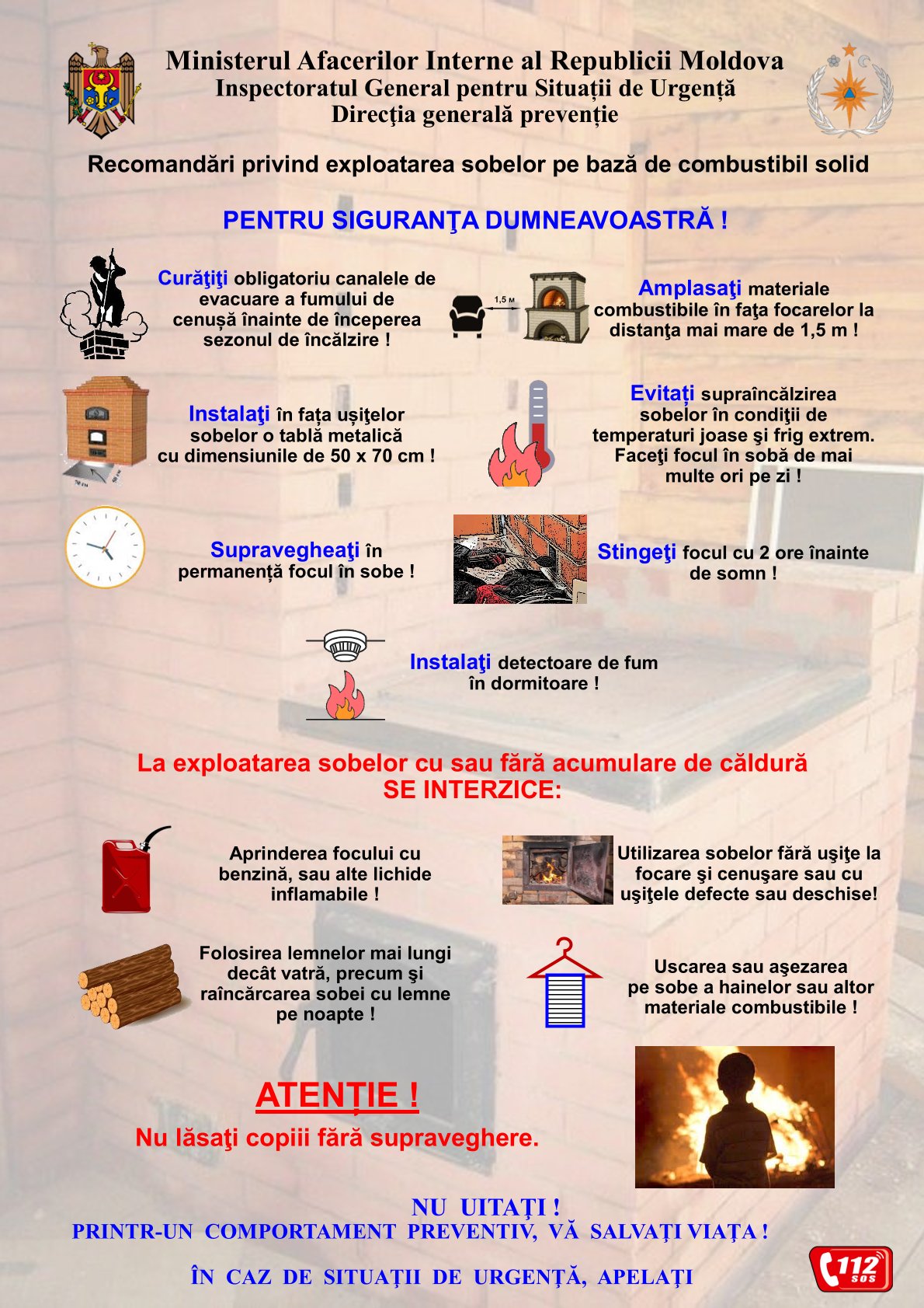 Recomandări privind exploatarea sobelor pe bază de combustibil solid (1)
